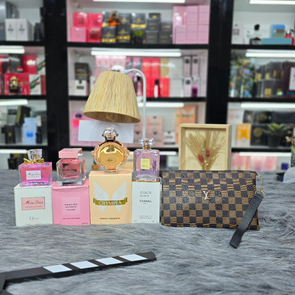 4عطور نسائية حطة+هدية - Image 1